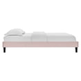 thumbnail image 2 of Modway Cadre de Lit Plateforme en Velours de Performance Reign Très Grand Rose, 2 of 6