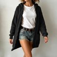thumbnail image 4 of Wenini Women's Hooded Cable Knit Cardigan Sweater with Pockets 2026 Fall Trendy Coat Jacket, 4 of 5
