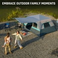 thumbnail image 6 of 8 Person Instant Cabin Tent Waterproof Family Tents for Outdoor Camping Upgraded Ventilation Setup in 60 Second Setup Green, 6 of 9