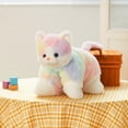 thumbnail image 2 of Peluche Glow Guards, 16 luces, musical, diseño de gato arcoíris, 2 of 6