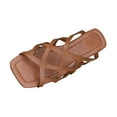 thumbnail image 2 of Censtreet Women's Flat Sandals Fashion Slides With Soft Leather Slippers for Summer, 2 of 7