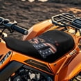 thumbnail image 3 of Chririnla Red Blitz ATV Waterproof Seat Covers Easy to Install 4 Wheeler Seat Cover Breathable Fabric Cloth Dustproof Covers for ATV Seats, 10x23 Inches, 3 of 7