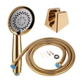 thumbnail image 1 of Cabezal de ducha ajustable con y soporte con interruptor de encendido/apagado cabezales de ducha de ahorro de agua accesorios año cabezal B BLESIY Alcachofa de la ducha, 1 of 8