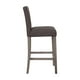 thumbnail image 7 of CorLiving Leila Fabric Upholstered Wood Leg Barstools - Bar Height Stool with Tufted Back, Perfect Tall Bar Height Chair for Kitchen or Bar, 7 of 8