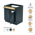 thumbnail image 2 of Ariel Hepburn 30 In. Single Sink Base Cabinet In Midnight Blue, 2 of 10