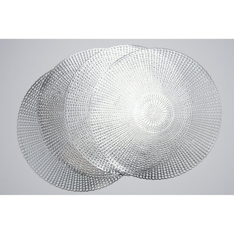 Brocade Tan 100% Eco Friendly Vinyl Placemat (Set of 4) Brocade Tan 100% Eco Friendly Vinyl Placemat (Set of 4)
