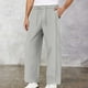 thumbnail image 2 of Pantalones finos de primavera-verano para hombre, estilo cimitarra: pantalones informales rectos de alta costura para uso diario, 2 of 4