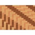 thumbnail image 1 of Ahgly Company Machine Washable Indoor Rectangle Transitional Beer Orange Area Rugs, 8' x 12', 1 of 7