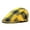 yellow, variant on Spring New Ladies Breda Hat British Style Retro Grid Cap Cute Casual Hat Cotton Peaked Hat