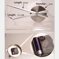 thumbnail image 2 of Wall Watch Mirror Clock Metal DIY wall watch Number Simple Number Sticker DIY 3D Morden Mute Living Room Decoration, 2 of 5