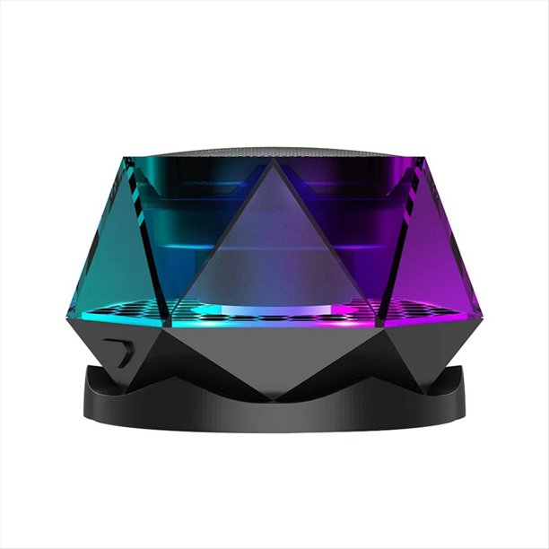 Altavoz Bluetooth Magnético con LED, Subwoofer Inalámbrico Portátil para Exteriores, Estéreo , Soporte para Teléfono Celular