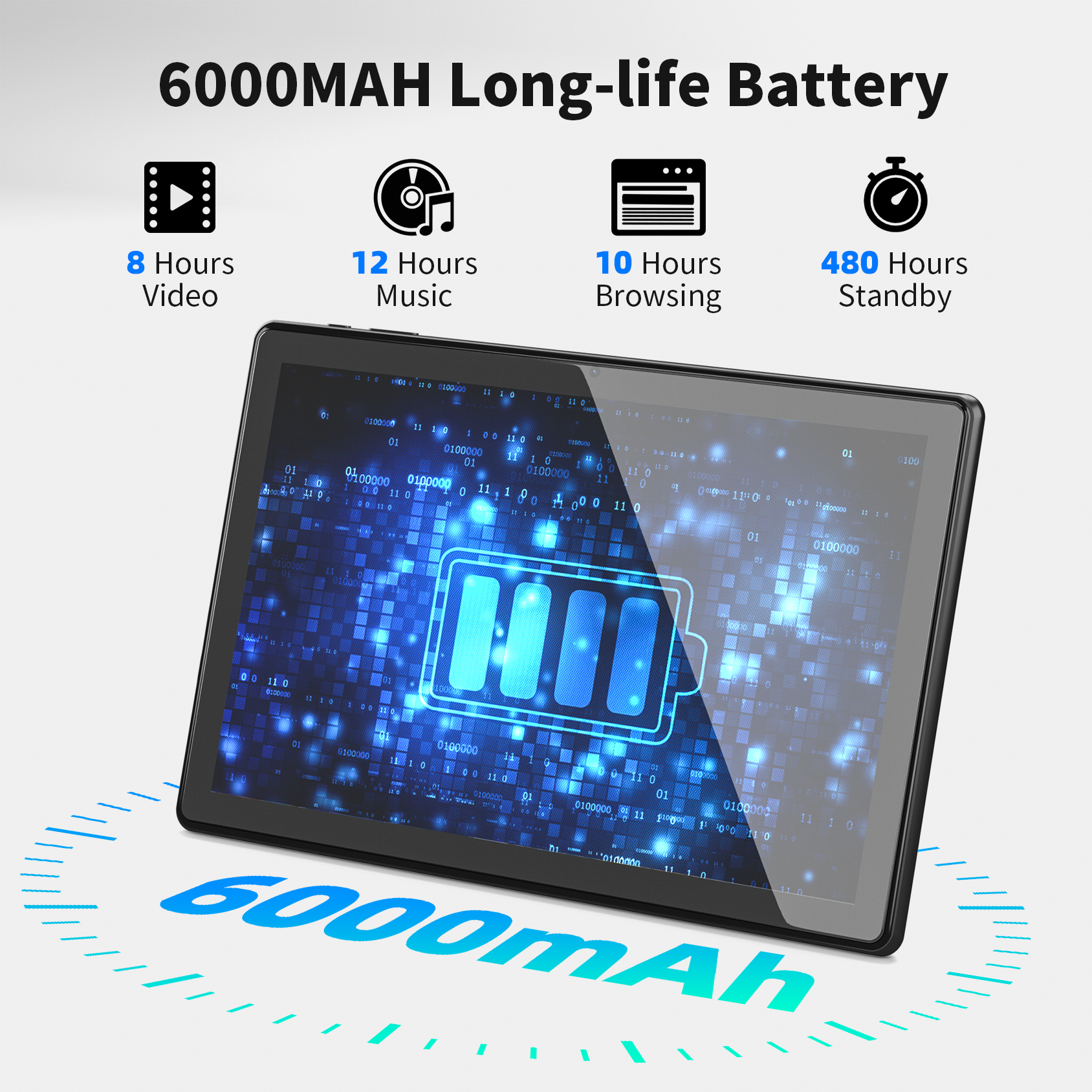 SGIN 10in Android 12 Tablet 8gb RAM 128gb ROM 1920*1200 FHD IPS Screen,  8-Core MTK 8183, 5MP + 8MP - Walmart.com