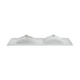 thumbnail image 4 of 60 inch Vanity Top Bathroom Sink with 3 Holes, 4 of 8
