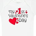 thumbnail image 4 of Inktastic My First Valentines Day Red Hearts Boys or Girls Baby Bodysuit, 4 of 5