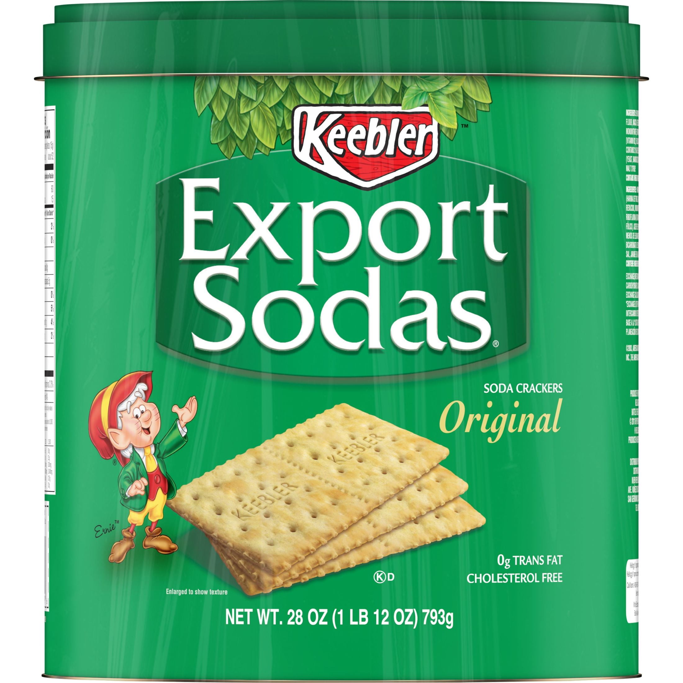 (3 pack) Keebler Export Sodas Original Soda Crackers, Soup Crackers, 28 oz