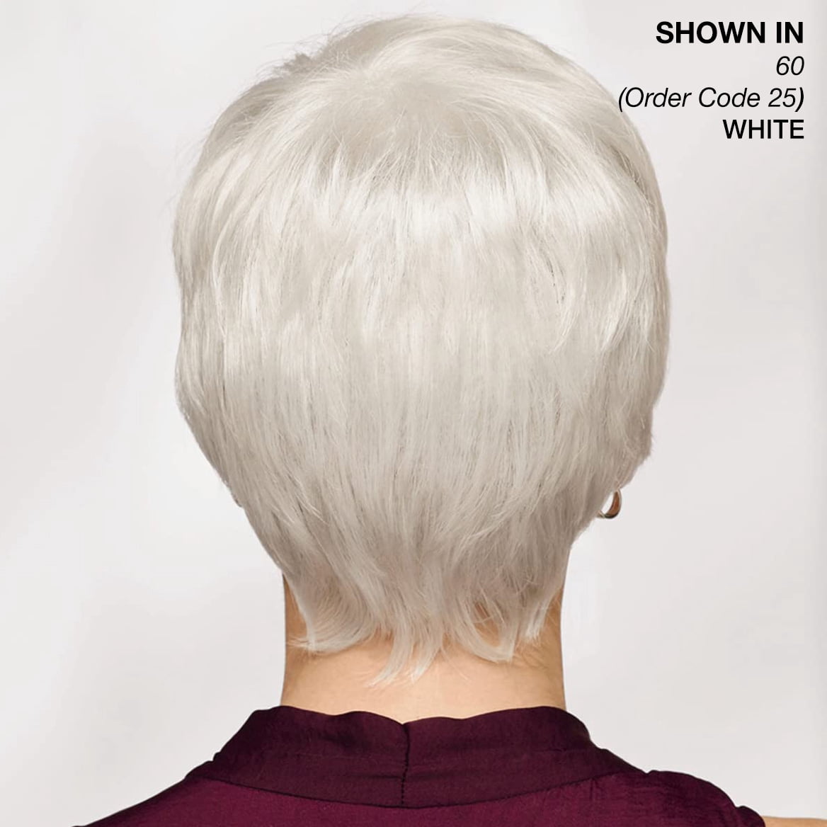 Casey WhisperLite Wig by Paula Young - Short, Ultra-Chic Pixie Wig with Neat, Straight Layers / Multi-tonal Shades of Blonde, Silver, Brown, and Red