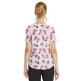 thumbnail image 4 of Disney Mickey Love Surrounds Women’s V-Neck Scrub Top, 4 of 7