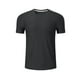 thumbnail image 5 of pstuiky camisetas de hombre, Camisa informal de manga corta con cuello redondo y estampado de cera lavada de color liso para hombre camisas casuales para hombre xxl, 5 of 8