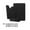 Black, variant on VWRXBZ Bathroom Rug Set, Bathroom Floor Mat Strong Absorbent Corals Velvet Floor Mat Household Toilet Three-piece Non-slip Mat Bath Mats for Bathroom