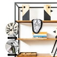 thumbnail image 5 of Niovtt Melting Clock Modern Surrealistic Shelf Decor Distorted Clock (Black), 5 of 7