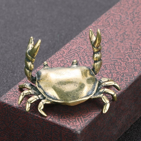 OUNONA Beach Themed Room Decor Retro Style Crab Decoration Home Desk