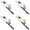 Black 4 Packs, variant on Cat Fishing Rod Toy Sturdy Cat Teasing Stick Interactive Toys Unique Styles,Fishing Rod Is Randomly Either ,Fishing Rod Telescopic ,Extend Up To 72cm/28.35inch