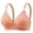 Khaki #1, variant on Women's Full Coverage Lace Support Bra, Wireless Non-Padded Comfort Bra with Adjustable Straps Watermelon Red 38