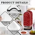 thumbnail image 4 of HELLHERO Christmas Candy Cane Kitchen Blender Dust Covers with Hand Strap Handle Polyester, 4 of 6