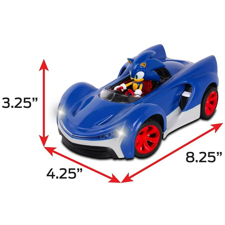 NKOK Sonic Team Racing RC Sonic The Hedgehog Turbo Speed Racer Toy