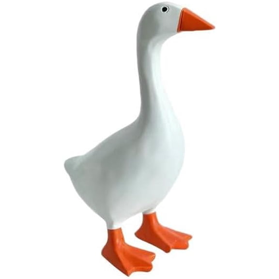 Desk Goose - Desk Accessories for Office & Home, Goose Desk Figurine Desk Porch Goose Magnetic Key Holder for Room Decor