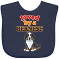 thumbnail image 3 of Inktastic Bernese Mountain Dog Lover Boys or Girls Baby Bib, 3 of 4