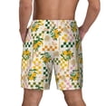 thumbnail image 4 of Goofa Hawaii Palms Printed Men's Swim Trunks Board Shorts Quick Dry Mens Swimming Trunks with Compression Liner,Breathable Fit Hawaii Beach Shorts-, 4 of 9