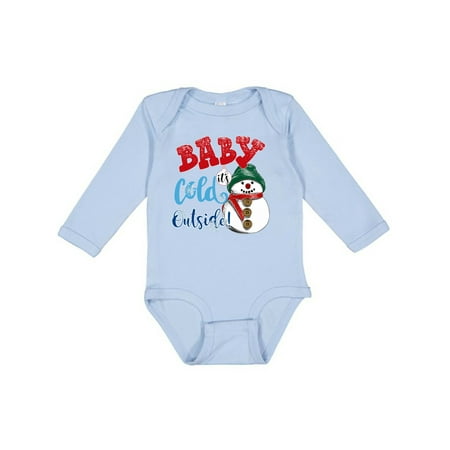 

Inktastic Baby It s Cold Outside Gift Baby Boy or Baby Girl Long Sleeve Bodysuit