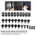 thumbnail image 3 of Kit de Protection contre les Éclaboussures, Attaches de Protection Anti-Éclaboussures Résistantes aux Impacts 28 Pcs Robustes pour G35 Berline EX35, 3 of 7