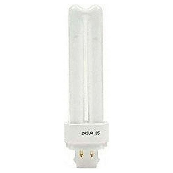 GE Lighting 97596 13-Watt CFL Plug-In Double Biax Ecolux T4 Light Bulb 3500K,...