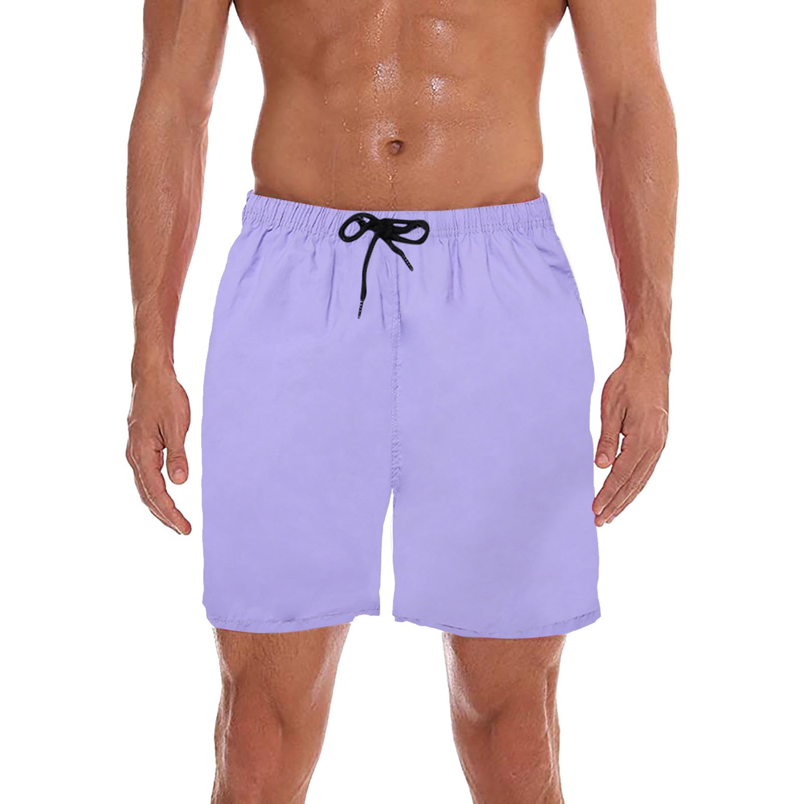 purple swimsuit men