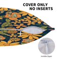 thumbnail image 5 of Multi-Size Linen Sofa Pillow Cover Invisible Zipper Open And Close Strong Use For Sofa Chair Garden Sofa Car Groovy Flowers (17) 16"X16", 5 of 8