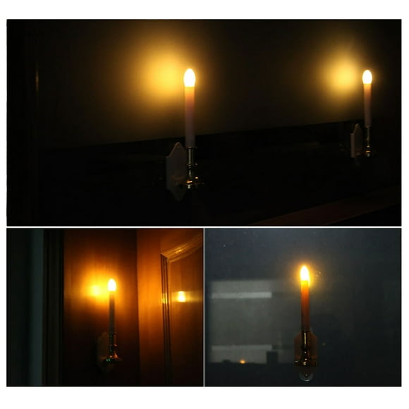 Flameless Candle Light, LED Candle Light, 2Pcs Candle Light, for Gardens Birthday Banquets Backyards Shop Exhibition Party Decor