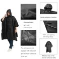 thumbnail image 1 of 3 en 1 Poncho de Pluie pour Adultes Imperméable Réutilisable avec Capuche Tente de Pique-Nique Portable pour la Randonnée en Plein Air Escalade Camping, 1 of 6