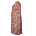 thumbnail image 3 of Elegant Emily Women's Snap-Front Duster Robe With Pockets - Watercolor Garden - 1X, 3 of 4
