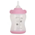 thumbnail image 2 of Biberones de agua de seguridad para perros y gatos recién nacidos, juego de lactancia, fácil limpieza, color rosa, 2 of 12