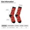 thumbnail image 6 of Uemuo Fire Extinguisher Pattern Women's Crew Socks, Soft Durable Breathable Moisture-Wicking with Odor Control Cotton socks, 6 of 9