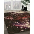 thumbnail image 3 of Ahgly Company Machine Washable Indoor Rectangle Transitional Chocolate Brown Area Rugs, 2' x 4', 3 of 7