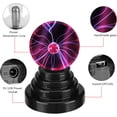 thumbnail image 3 of Lámpara de Plasma Esfera Electrostática 7.62cm, Luz Decorativa USB, Bola de Plasma Intermitente, Educativa para Niños, ABS y Vidrio, 0.5W, 3 of 9