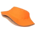 thumbnail image 2 of Worallymy algodón hombres mujeres verano pesca sombrero Color sólido pescador playa Festival sol gorra cubo gorra Worallymy JD720007561, 2 of 7
