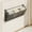Black, variant on ZZkhGO Wall Mounted Shoe Rack, Non Perforated Slipper Rack for Bathroom Door, Stainless Steel Towel Hanger with Adjustable Height for Entryway Hotel, White