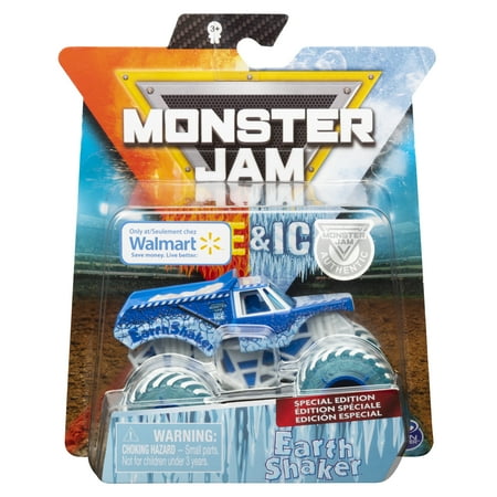 Monster Jam Fire Ice Earth Shaker Monster Truck Die Cast