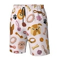 thumbnail image 5 of Disketp Men'S Swim Trunks Hawaiian Breathable Surf Beach Swimsuits Mesh Lining Beach Shorts With Pockets-Cute Dog, 5 of 9