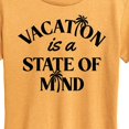 thumbnail image 3 of Instant Message - Vacation Is A State Of Mind - Women's Short Sleeve Graphic T-Shirt, 3 of 7