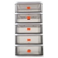 Plastic Drawers Organizer Stackable Storage Organizer Containers Clear